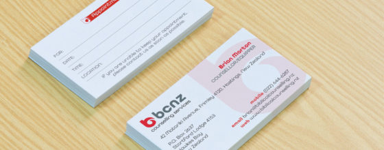 Business card: BCNZ